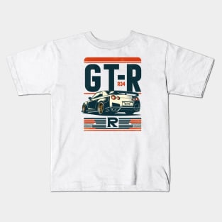 Nissan GTR R34 Kids T-Shirt